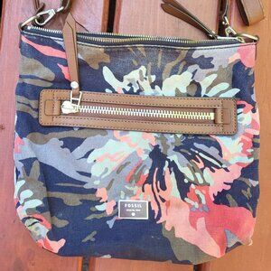 Fossil Floral  Jenna Crossbody Bag